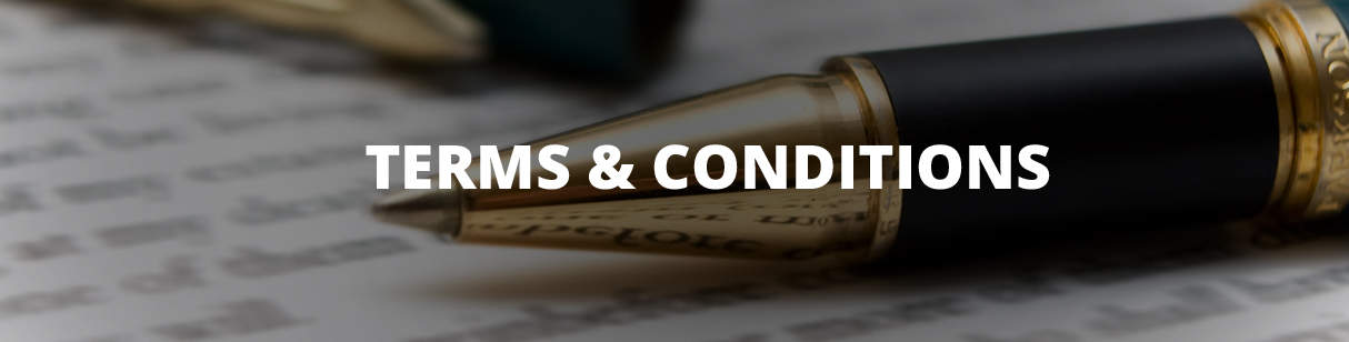 Terms and Conditions Terms and Conditions